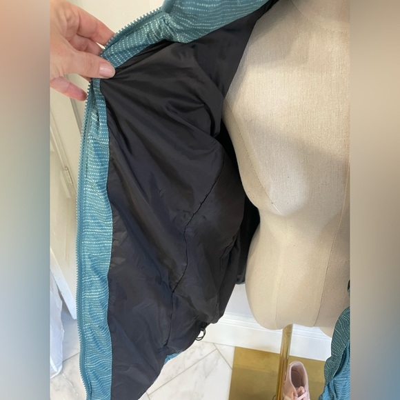 Columbia Sportswear Turquoise Duck Down Quilted Puffer Hooded Winter Coat Sz XL - Picture 3 of 13